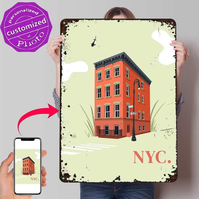 3D Printing Nyc - NYC Illustration Poster Retro 3D Printed