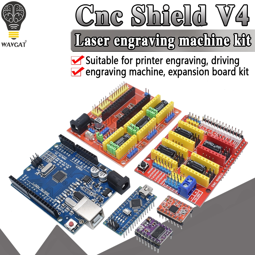 Motherboard 3D Printer - CNC shield v3 V4 engraving machine