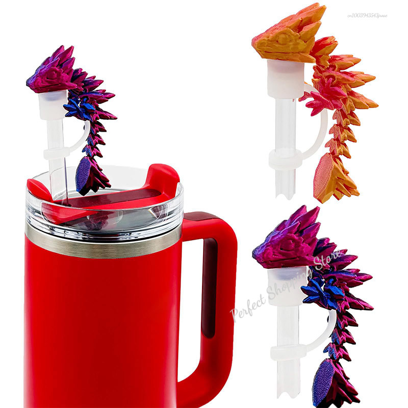 3D Printing Xyz - 3d Printed Mini Dragon Straw Cover