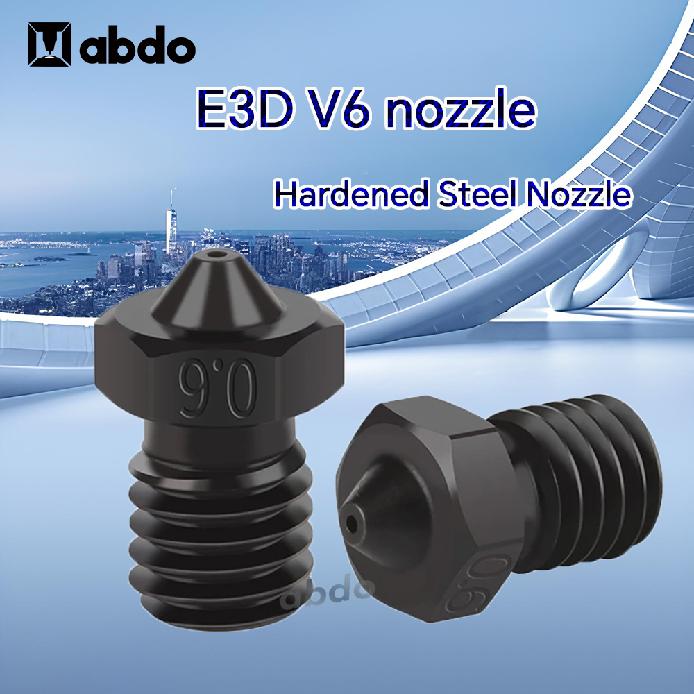3D Printer Extruder - E3D Nozzle 0.2/0.4/0.6/0.8mm Hardened Steel nozzles