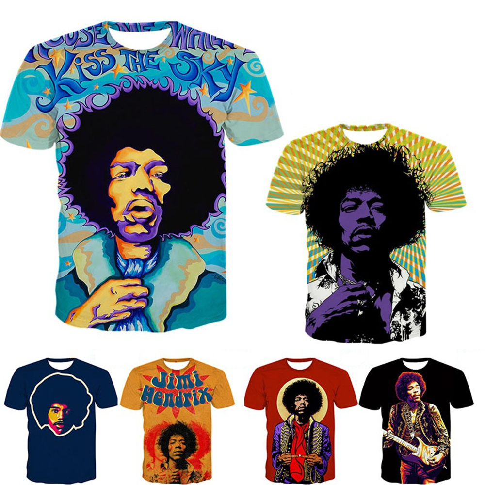 3D Printing Guitar - Trendy Rock Singer 3D Printed T-Shirt