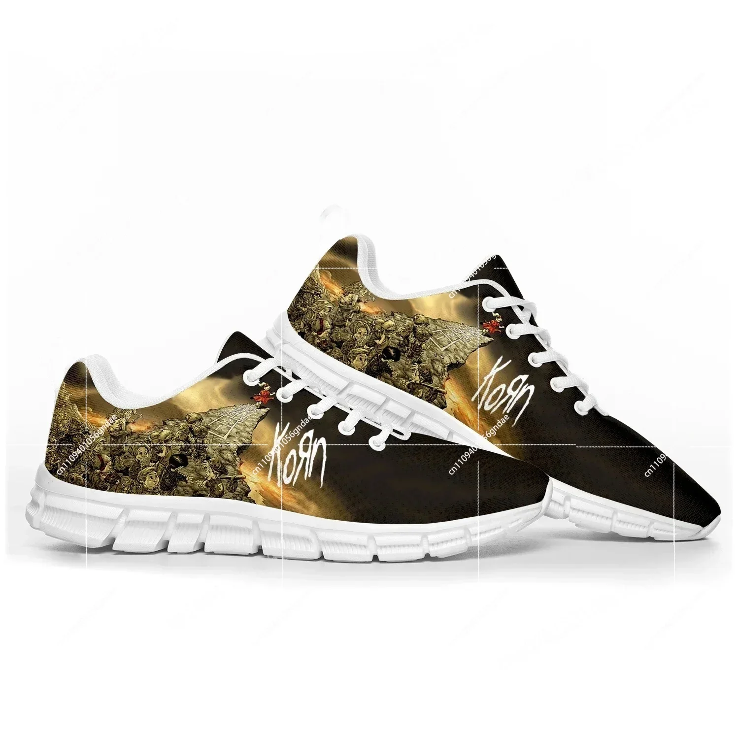 3D Printing Custom - Korn Rock Band Sports Shoes Mens