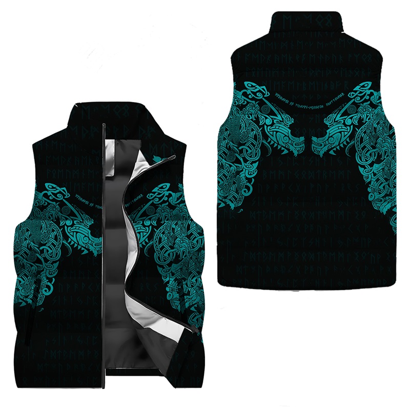 3D Printing Eagle - 2025 Men's Autumn/Winter Viking Eagle Tattoo