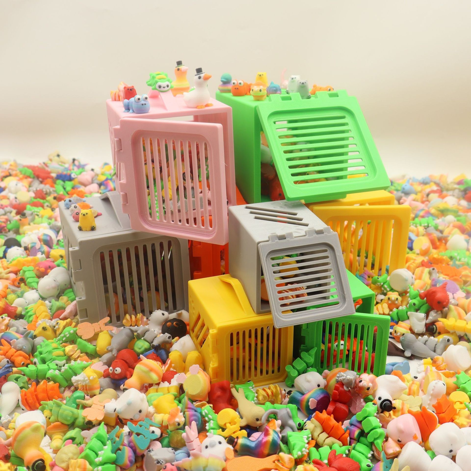 3D Printing Eagle - 20/80Pcs 3D Printing Small Animals Figurines