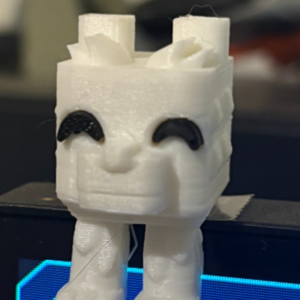 Cute Creeper Dog Computer Moni - 3D Printing Laptop ulasan dan harga