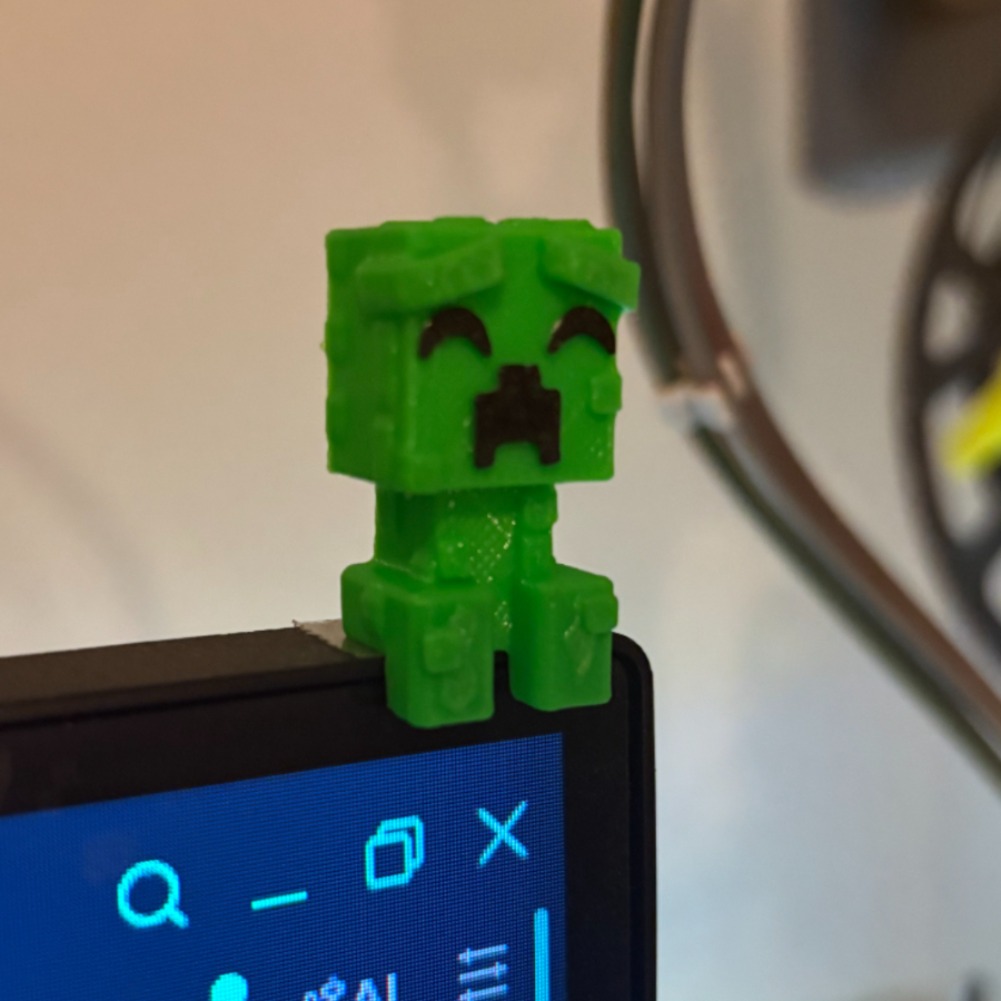 Cute Creeper Dog Computer Moni - 3D Printing Laptop ulasan dan harga