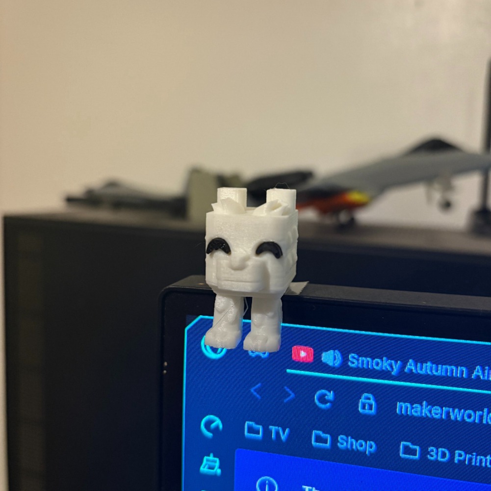 Cute Creeper Dog Computer Moni - 3D Printing Laptop ulasan dan harga