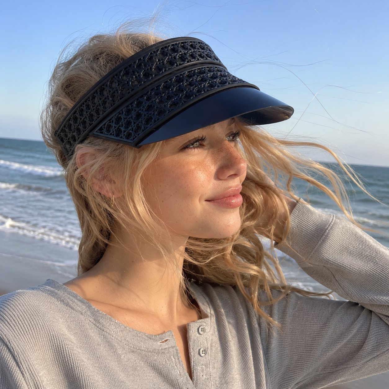 Oversized Sun Visor Sunglasses - 3D Printing Glasses Frames ulasan dan harga