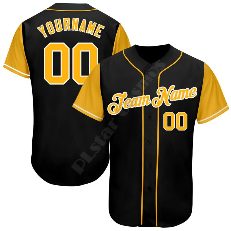 PLstar Cosmos Baseball Jersey  - 3D Printing Gold ulasan dan harga