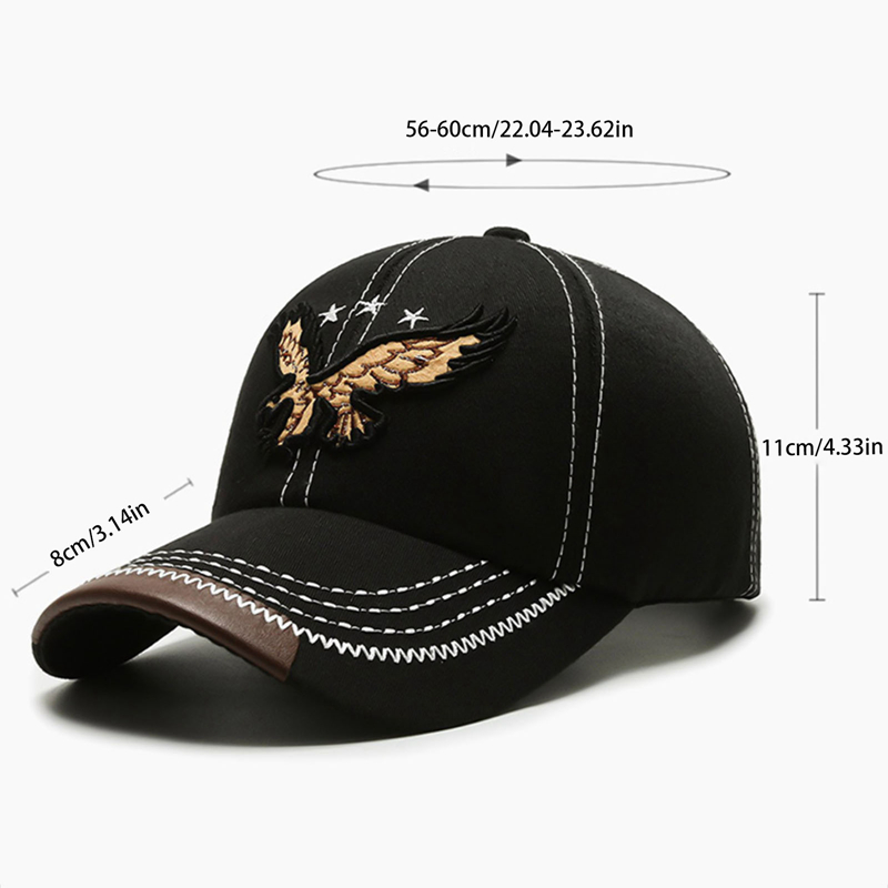 Vintage 3D Embroidered Printed - 3D Printing Eagle ulasan dan harga