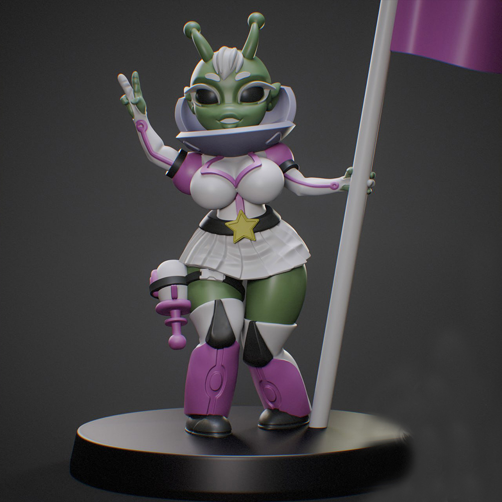 Space Explorer Alien NSFW 1/24 - 3D Printing Rabbit ulasan dan harga