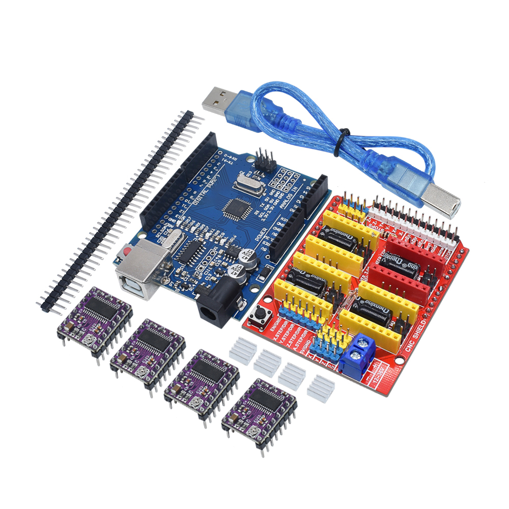 CNC shield v3 V4 engraving mac - Motherboard 3D Printer ulasan dan harga