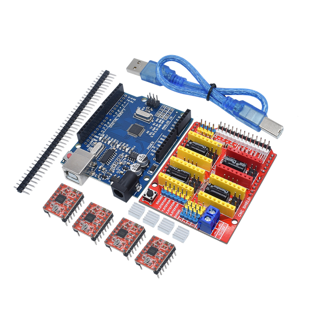 CNC shield v3 V4 engraving mac - Motherboard 3D Printer ulasan dan harga