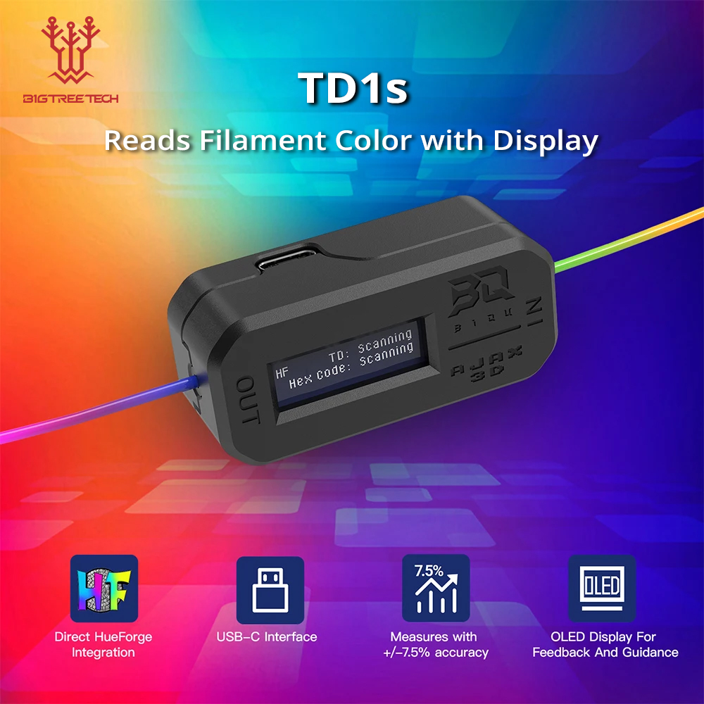 BIGTREETECH TD1s Reads Filamen - 3D Printing Xyz ulasan dan harga