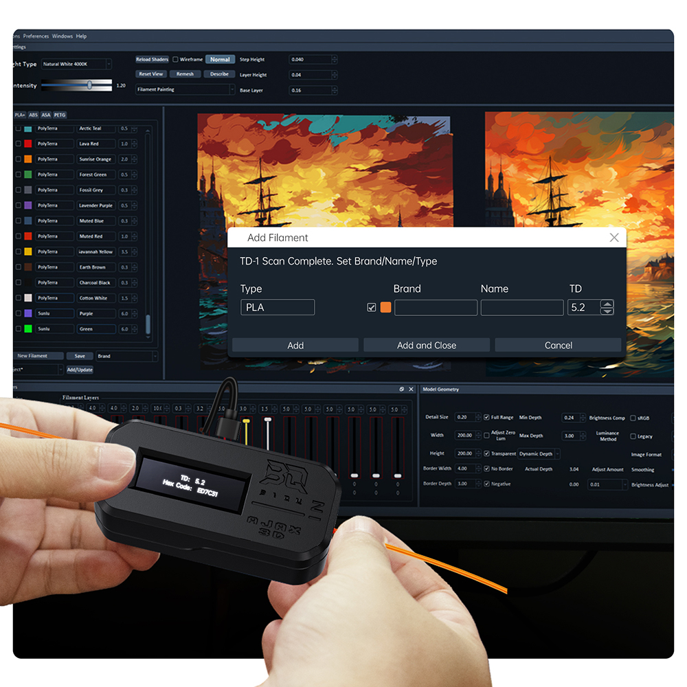 BIGTREETECH TD1s Reads Filamen - 3D Printing Xyz ulasan dan harga
