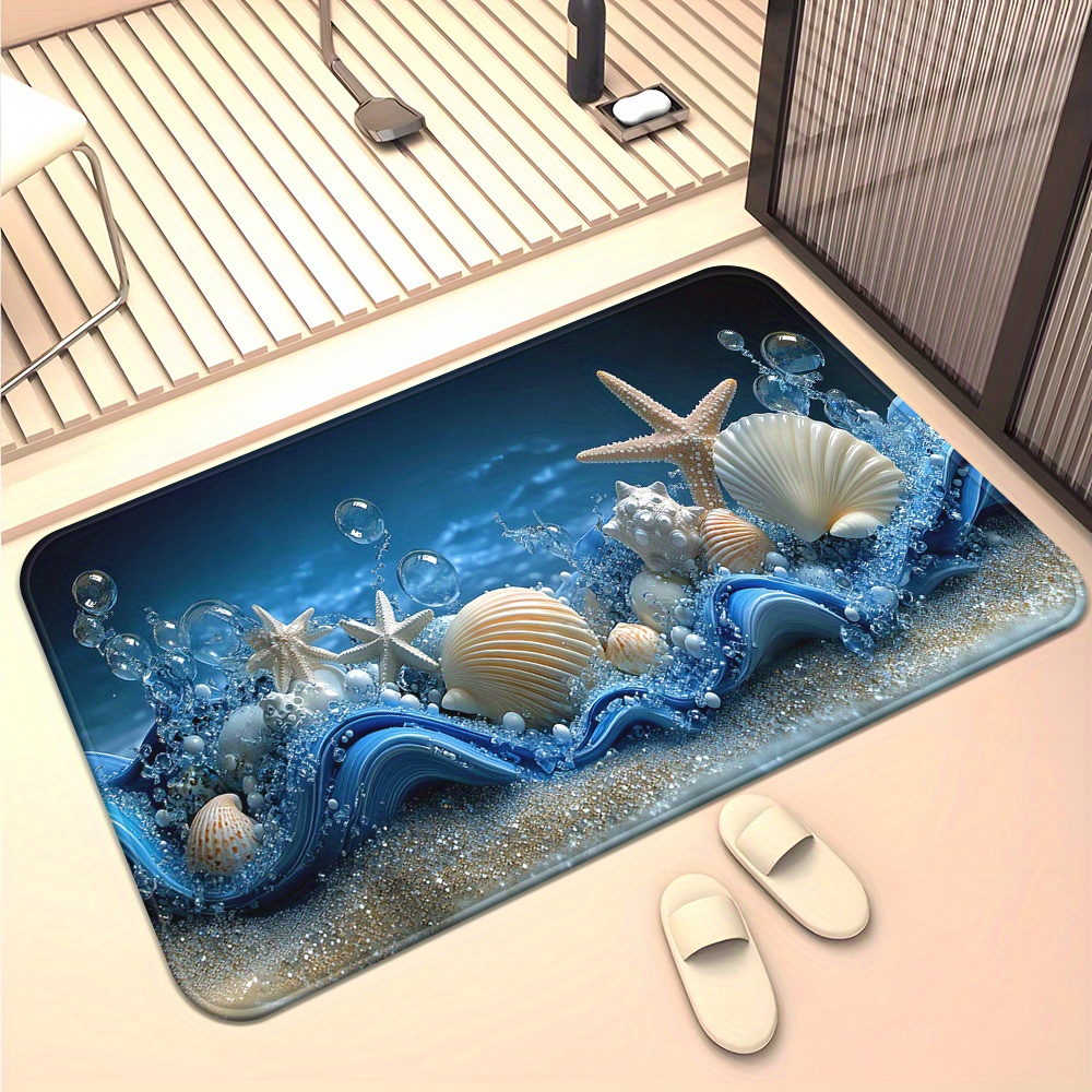 3D Blue Waves Seashells Starfi - 3D Printing Tablet ulasan dan harga
