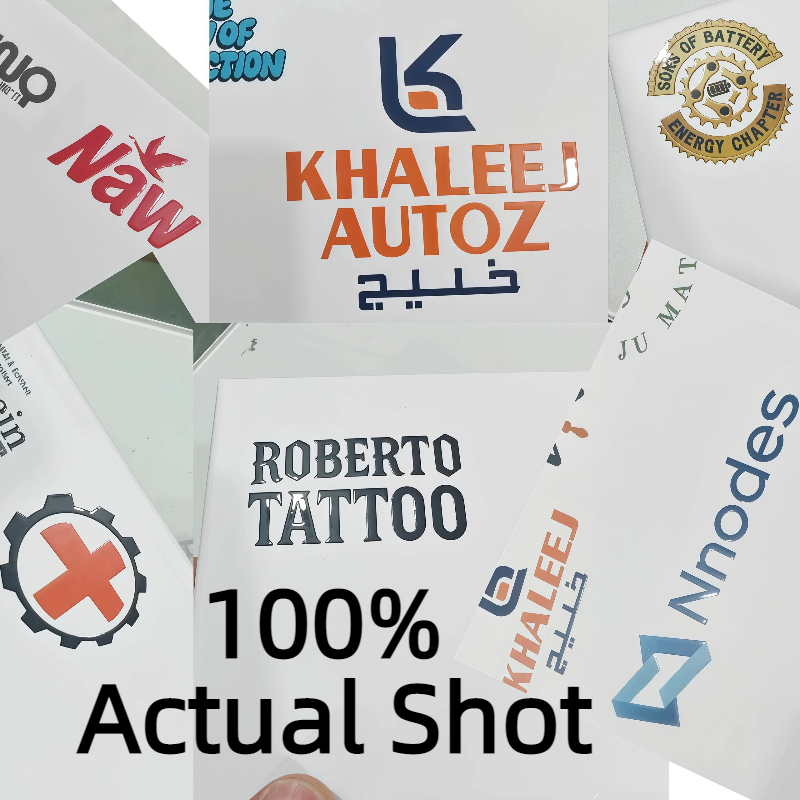 50pcs Personalized Sticker Cus - 3D Printing Logo ulasan dan harga