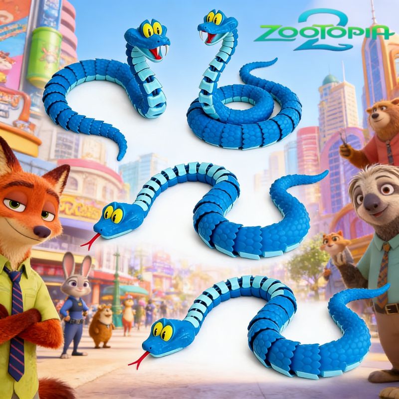 30cmGareth Snake: Joint simula - 3D Printing Simulator ulasan dan harga