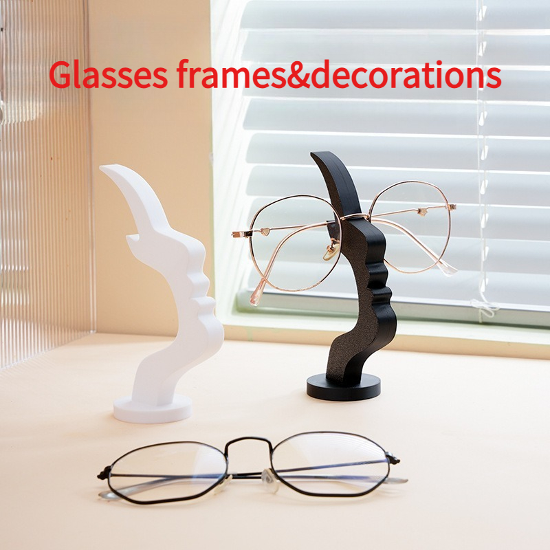 Creative side face shaped glas - 3D Printing Glasses Frames ulasan dan harga