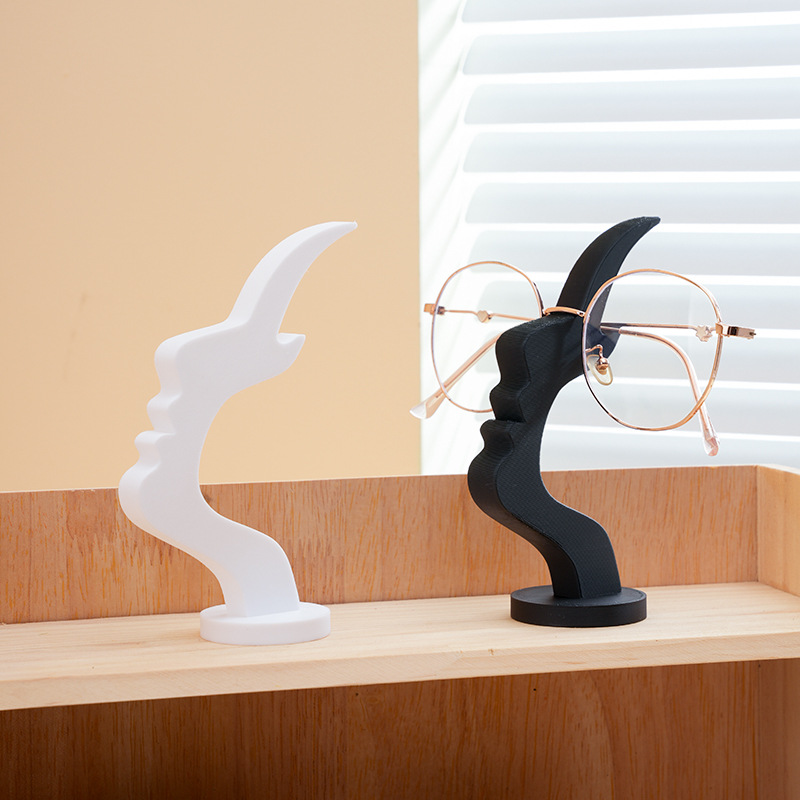Creative side face shaped glas - 3D Printing Glasses Frames ulasan dan harga
