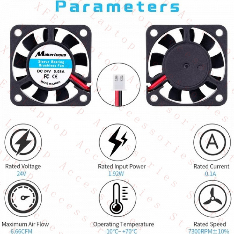 F 8pcs Mini Silent 3D Printer  - Cooling Fan 40Mm 3D ulasan dan harga