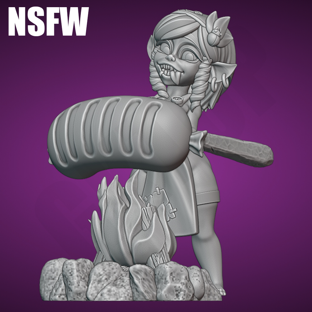 Sexy Campfire Goblin NSFW 1/24 - 3D Printing Rabbit ulasan dan harga