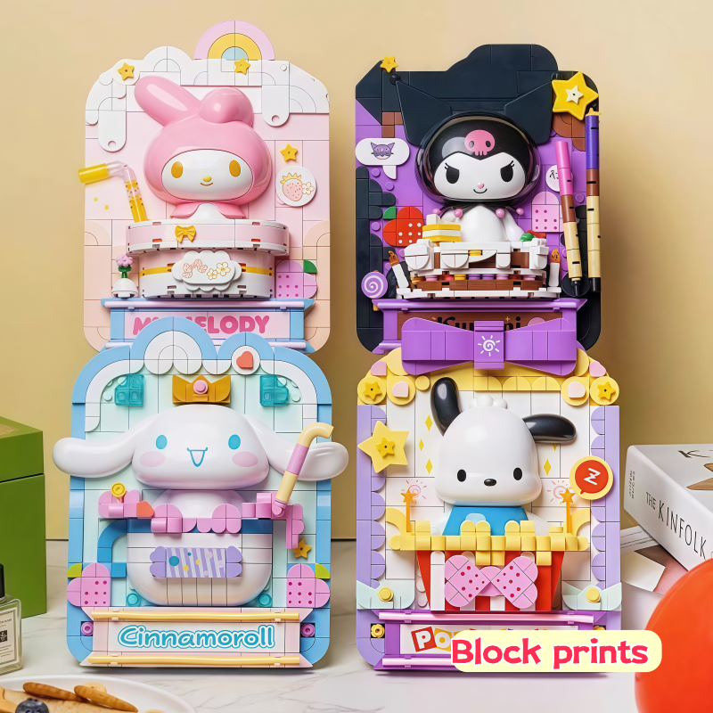 TOPTOYsanrio 3D Painting Cinna - 3D Printing Lego Bricks ulasan dan harga