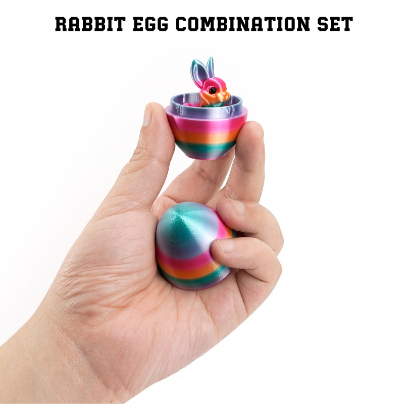 3D Printed Rabbit Eggs Figurin - 3D Printing Rabbit ulasan dan harga