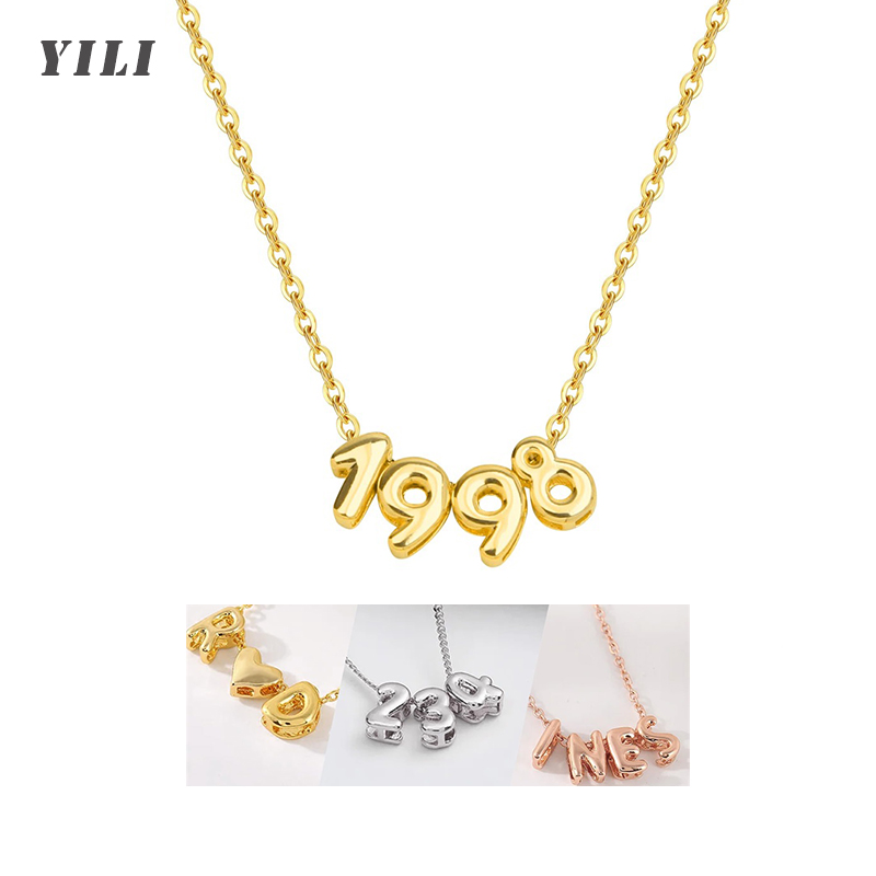 Personalized 3D Bubble Letter  - 3D Printing Gold ulasan dan harga