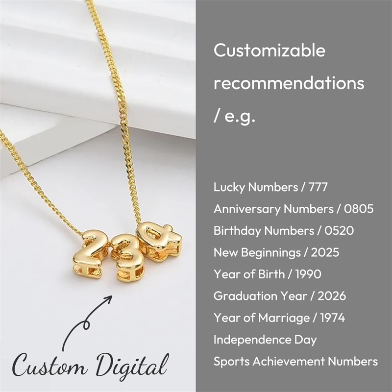 Personalized 3D Bubble Letter  - 3D Printing Gold ulasan dan harga