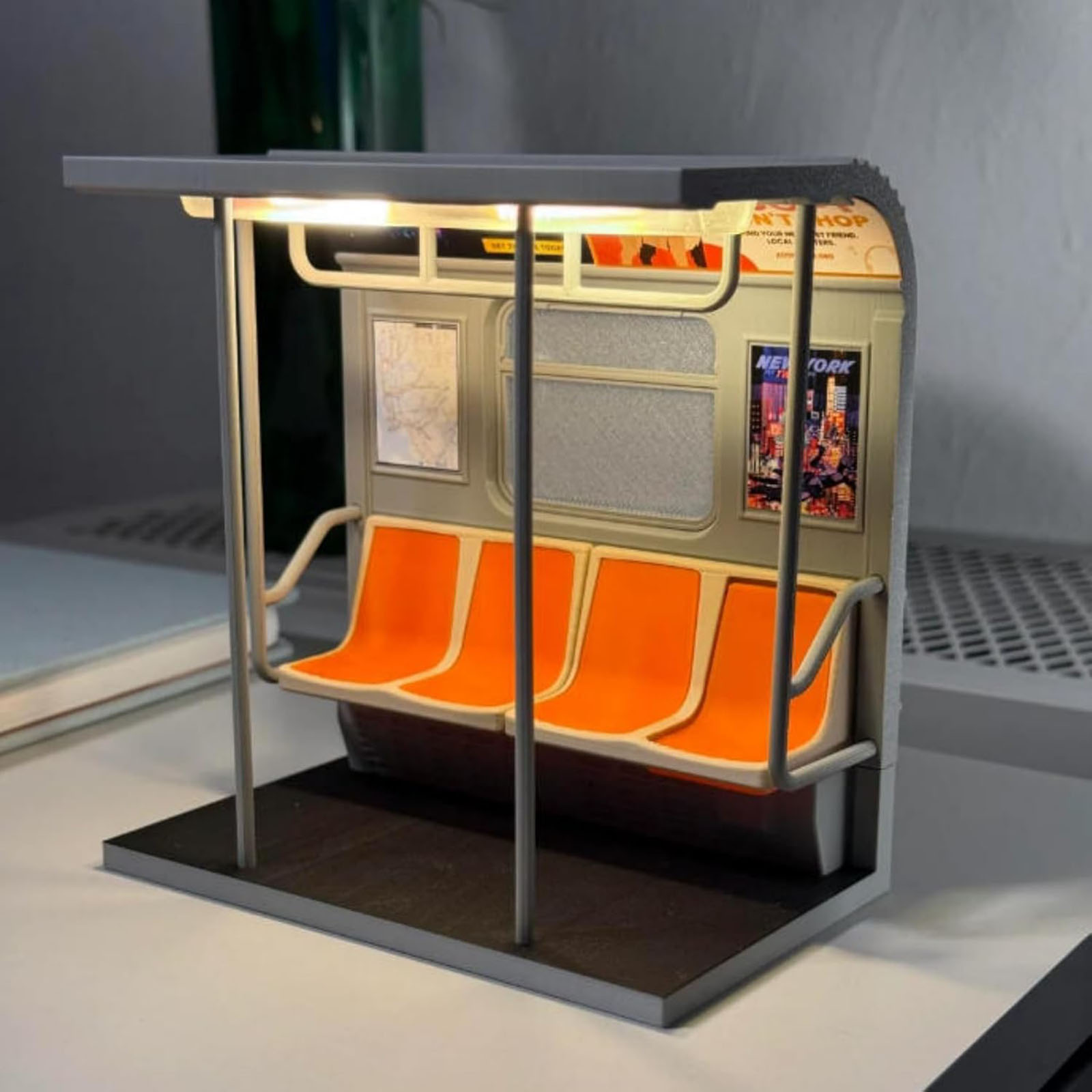 Retro NYC Subway Train Lamps 3 - 3D Printing Nyc ulasan dan harga