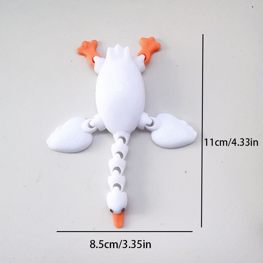 3d Printed Cute White Goose Mo - 3D Printing Eagle ulasan dan harga