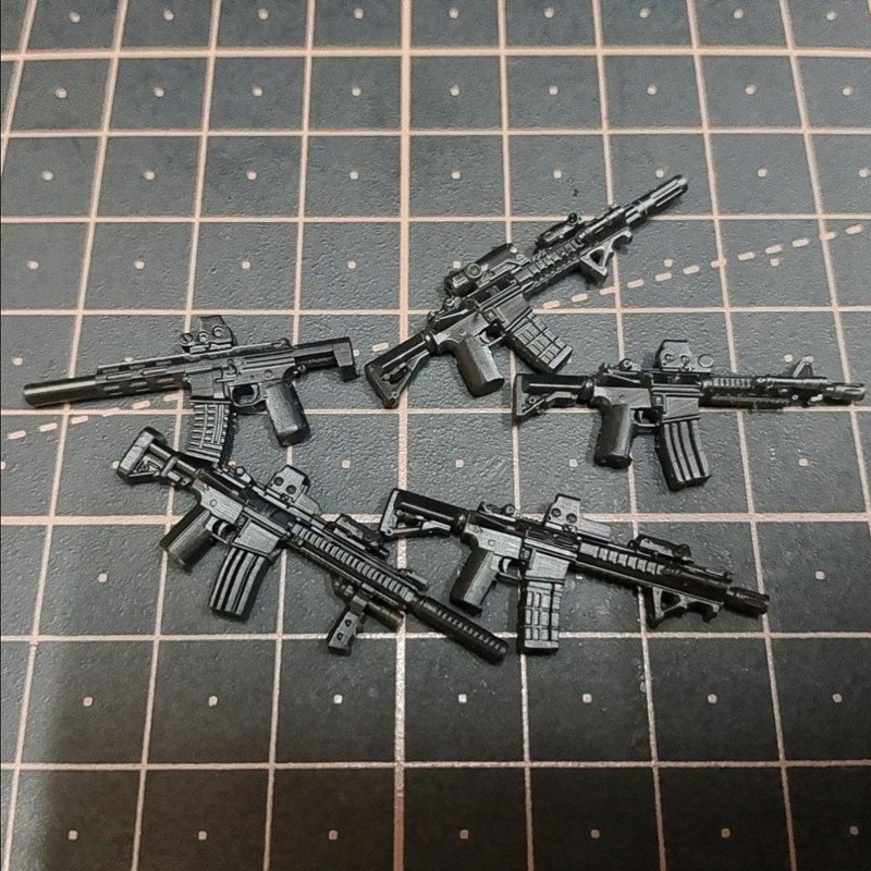 Military Soldiers Figures Gun  - 3D Printing Lego Bricks ulasan dan harga
