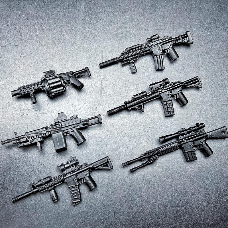 Military Soldiers Figures Gun  - 3D Printing Lego Bricks ulasan dan harga
