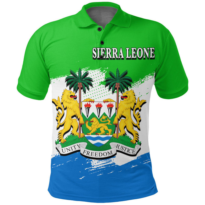 Sierra Leone Flag Map 3D Print - 3D Printing Sla ulasan dan harga