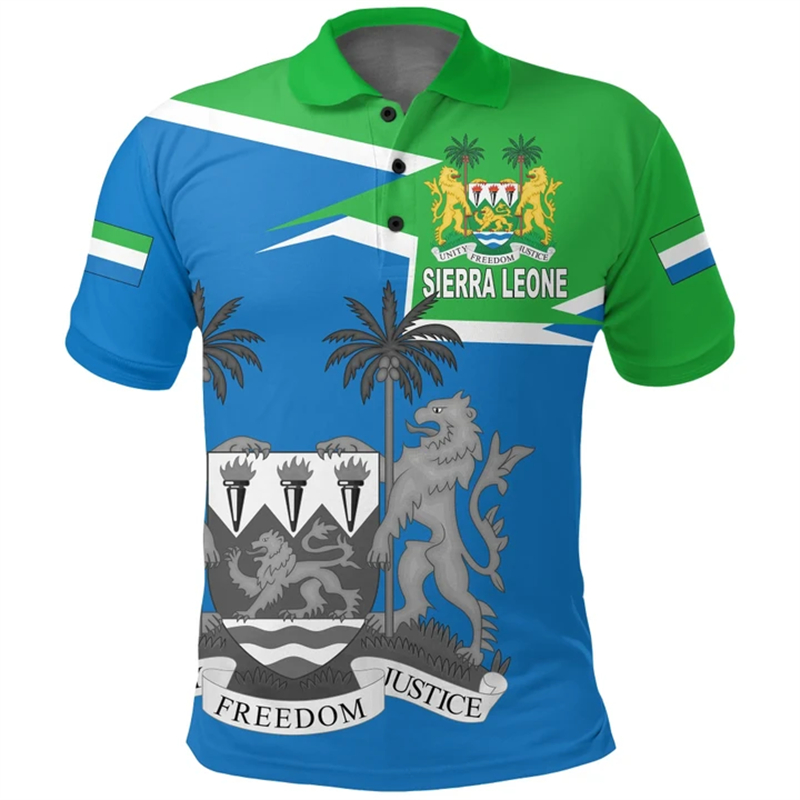Sierra Leone Flag Map 3D Print - 3D Printing Sla ulasan dan harga