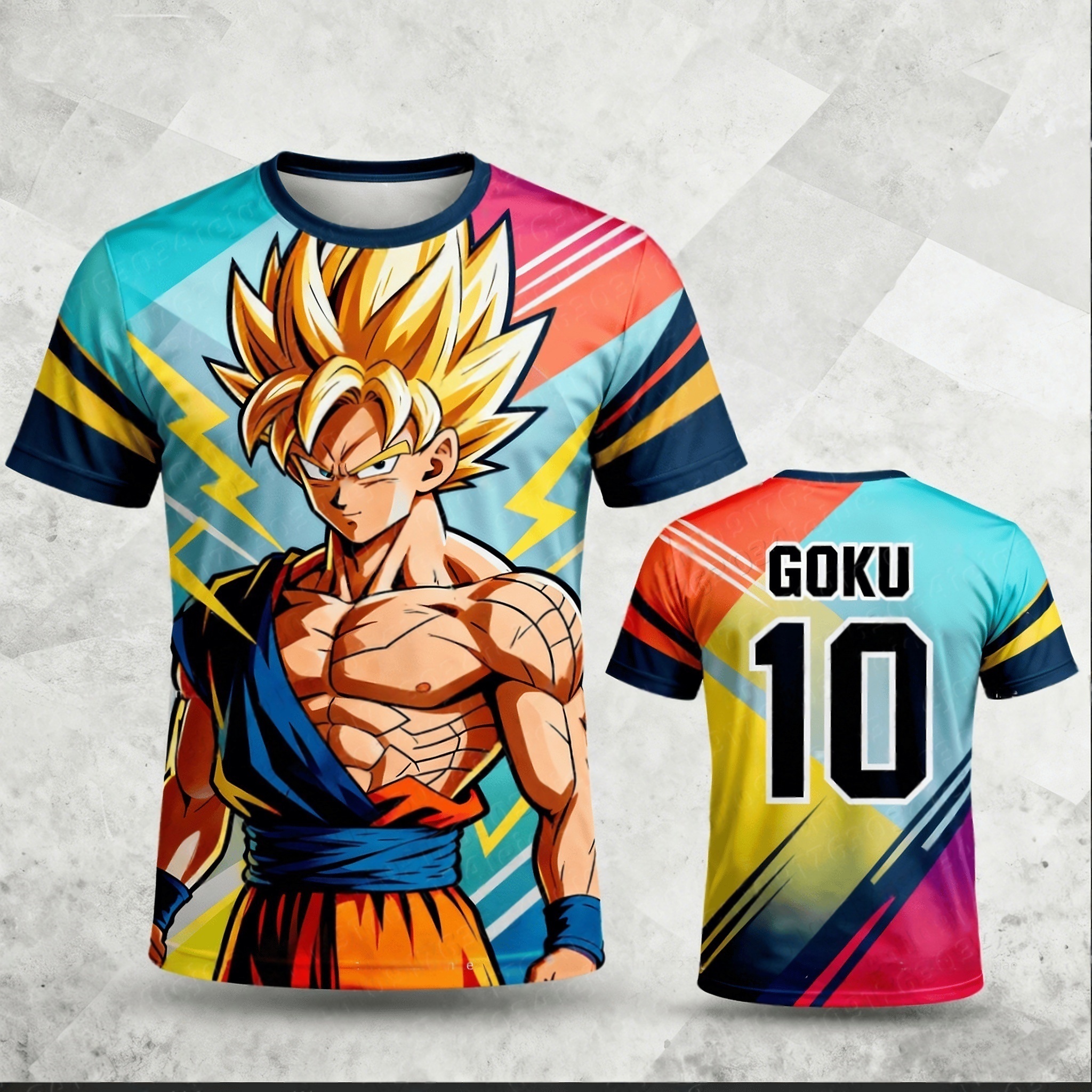 2026 Summer Dragon Ball  3D T- - 3D Printing Gold ulasan dan harga