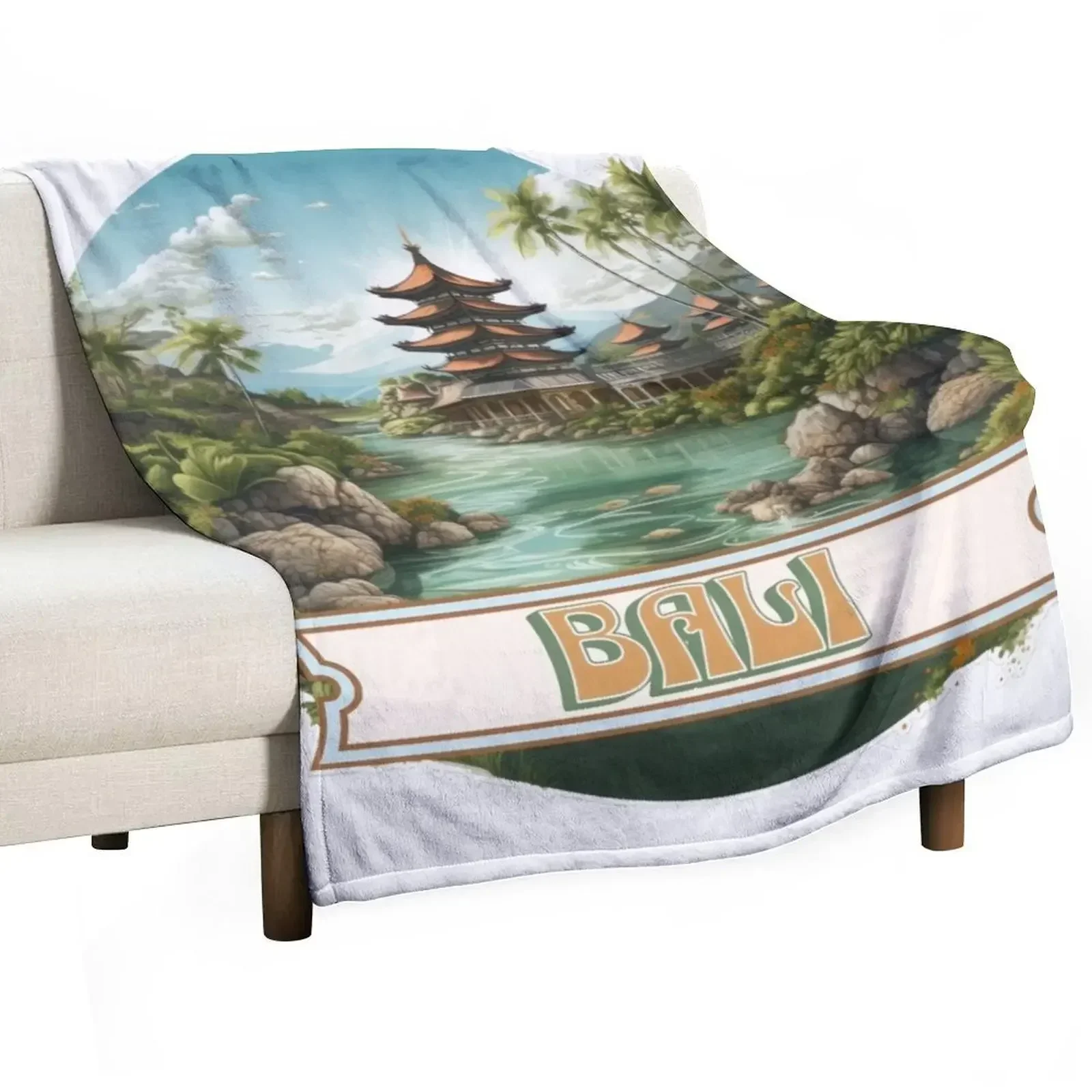 Bali Indonesia Throw Blanket P - 3D Printing Bali ulasan dan harga