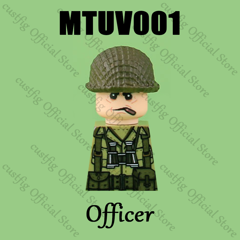 WW2 Soldier Figures Weapon 3D  - 3D Printing Lego Bricks ulasan dan harga