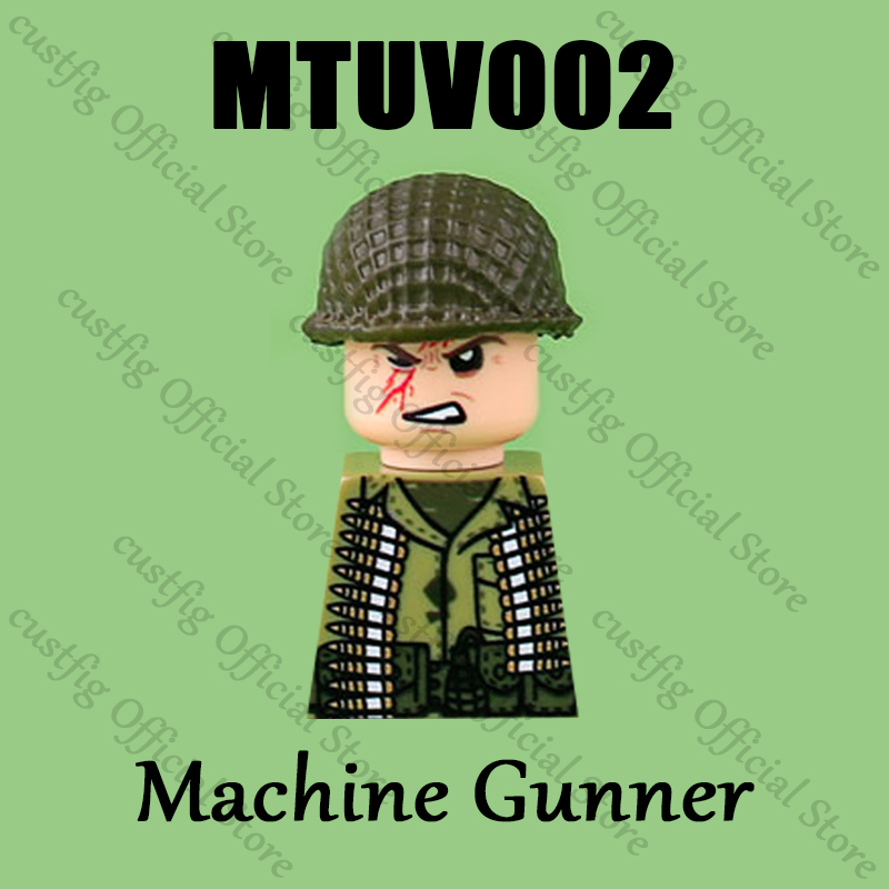 WW2 Soldier Figures Weapon 3D  - 3D Printing Lego Bricks ulasan dan harga