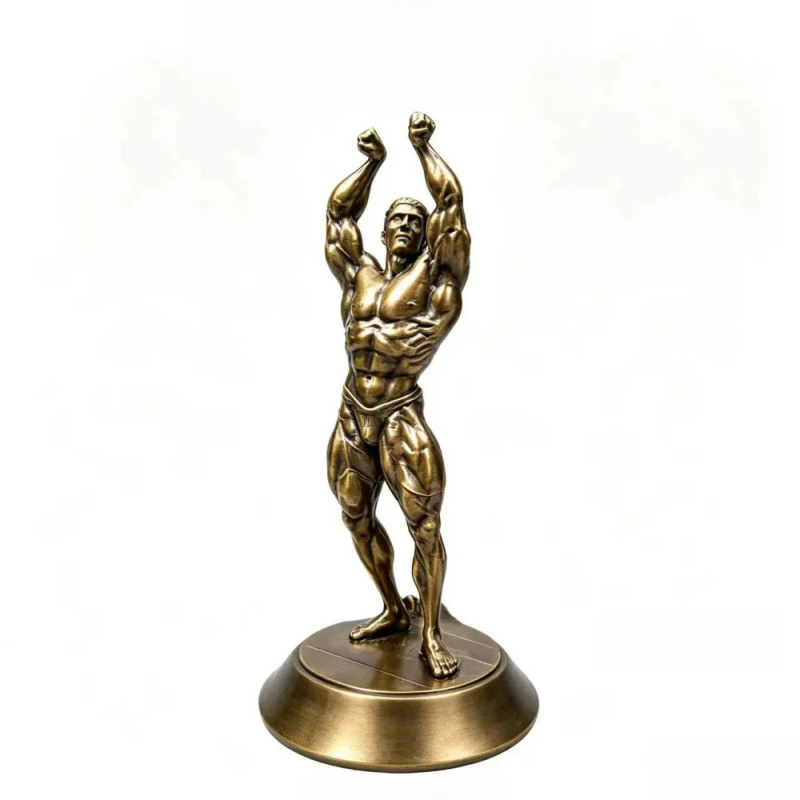 Hardcore muscular male competi - 3D Printing Gold ulasan dan harga