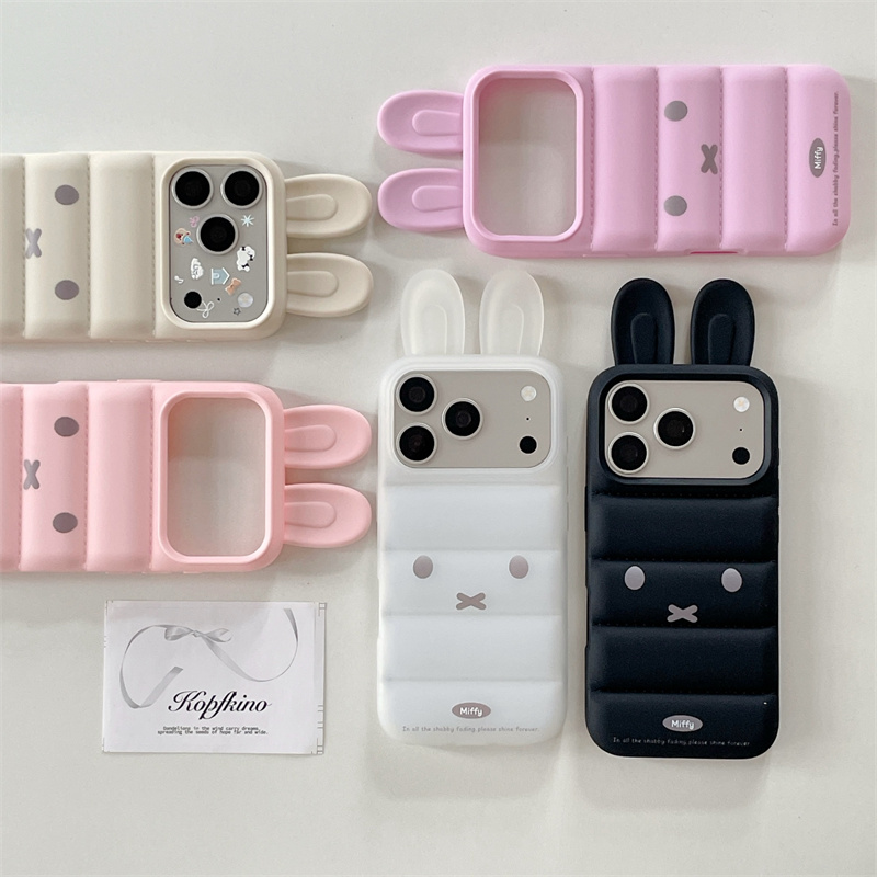 Kawaii 3D Bunny miffy Ears Puf - 3D Printing Rabbit ulasan dan harga