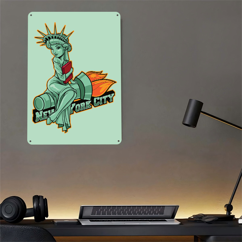 NYC City Icon Badge 3D Printed - 3D Printing Nyc ulasan dan harga