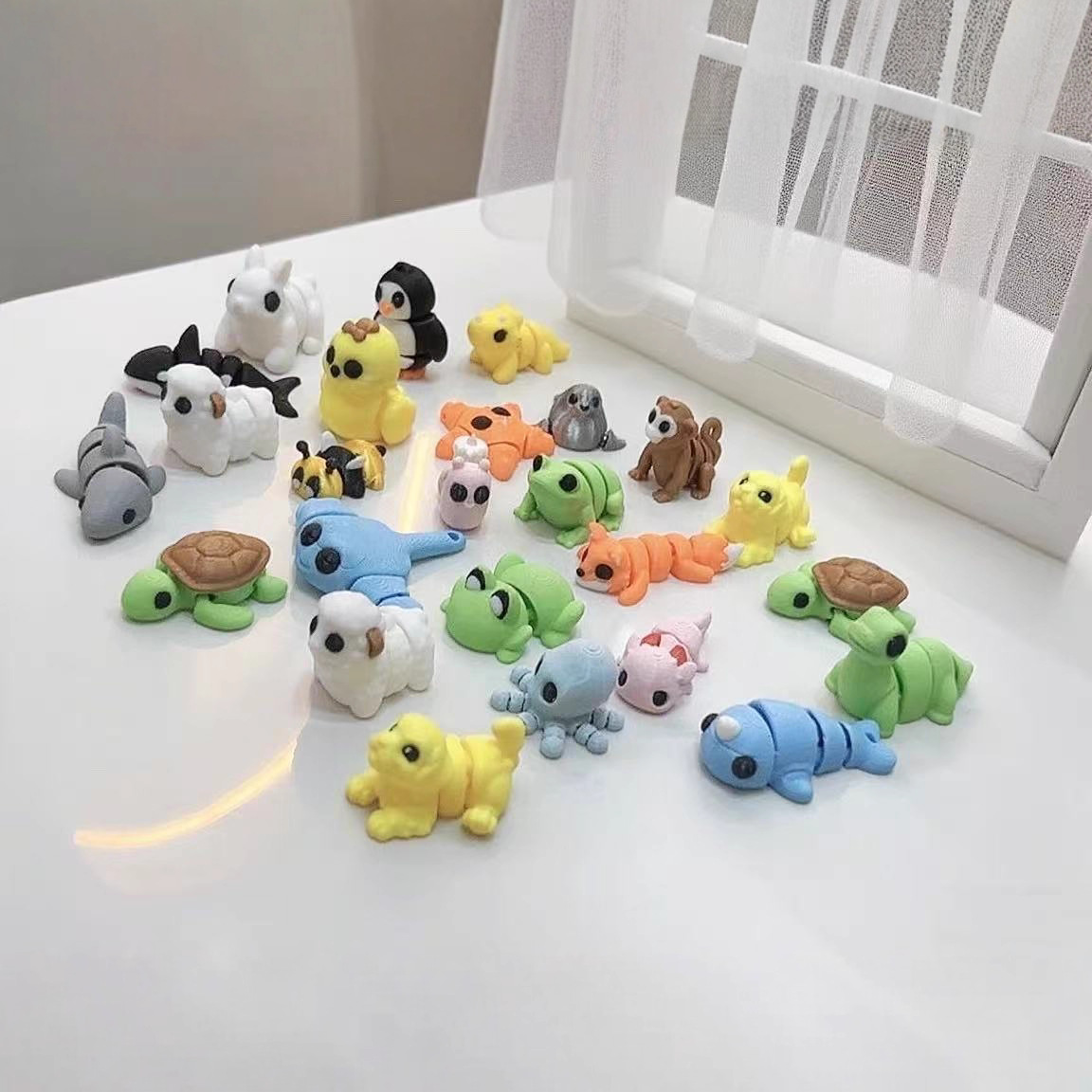 10-50Pcs 3D Printed Colorful M - 3D Printing Eagle ulasan dan harga