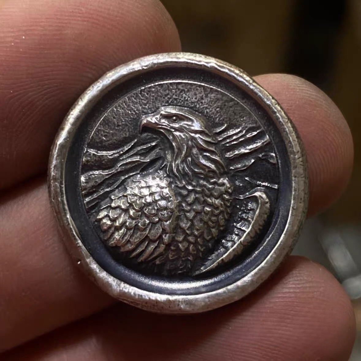 3D Eagle Pattern Jewelry Marki - 3D Printing Eagle ulasan dan harga