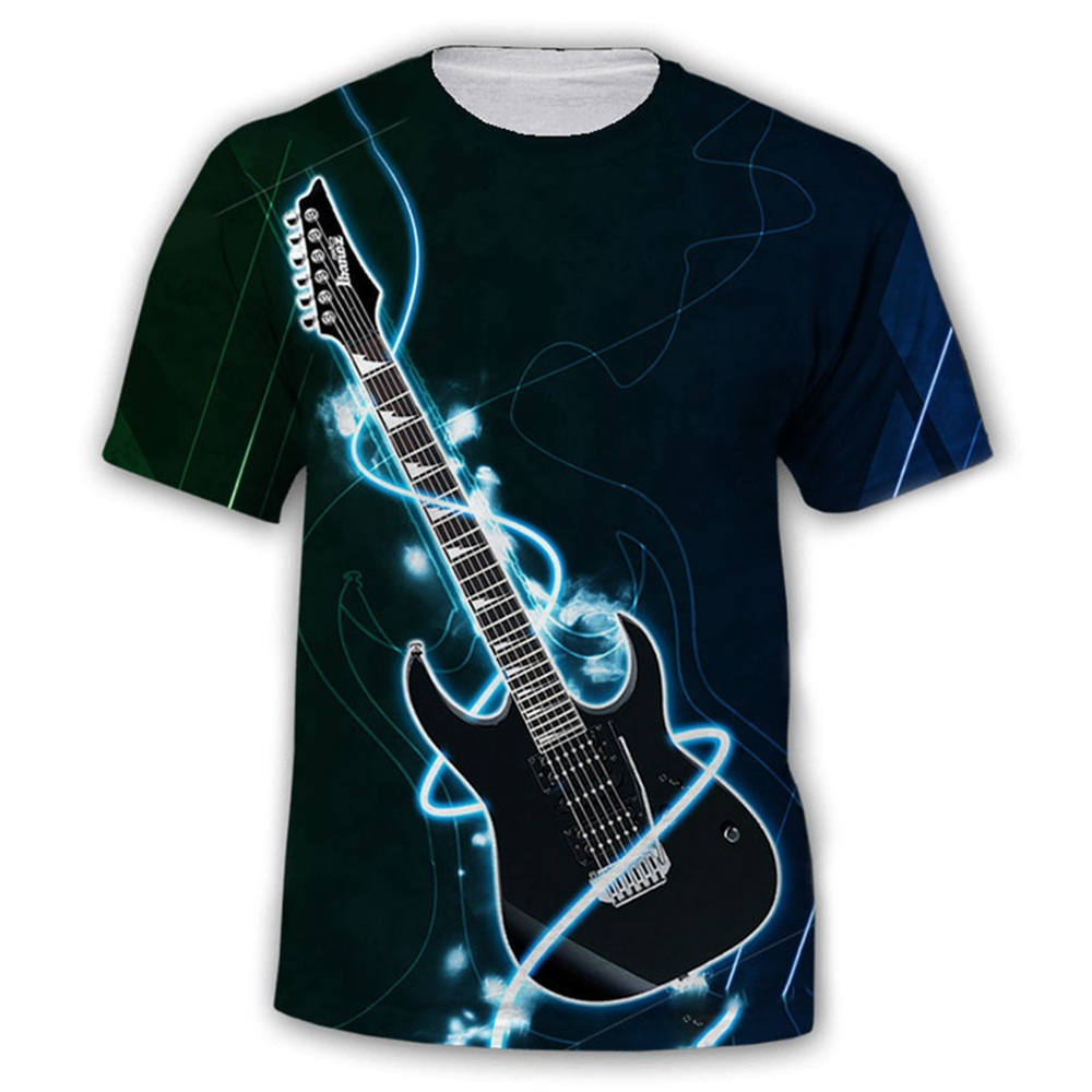 Summer fashion trend rock men' - 3D Printing Guitar ulasan dan harga