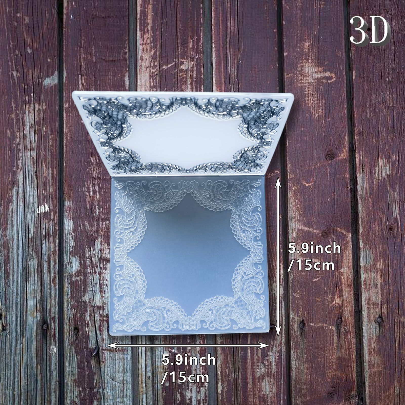 Square European silk frame 3D  - 3D Printing Sla ulasan dan harga