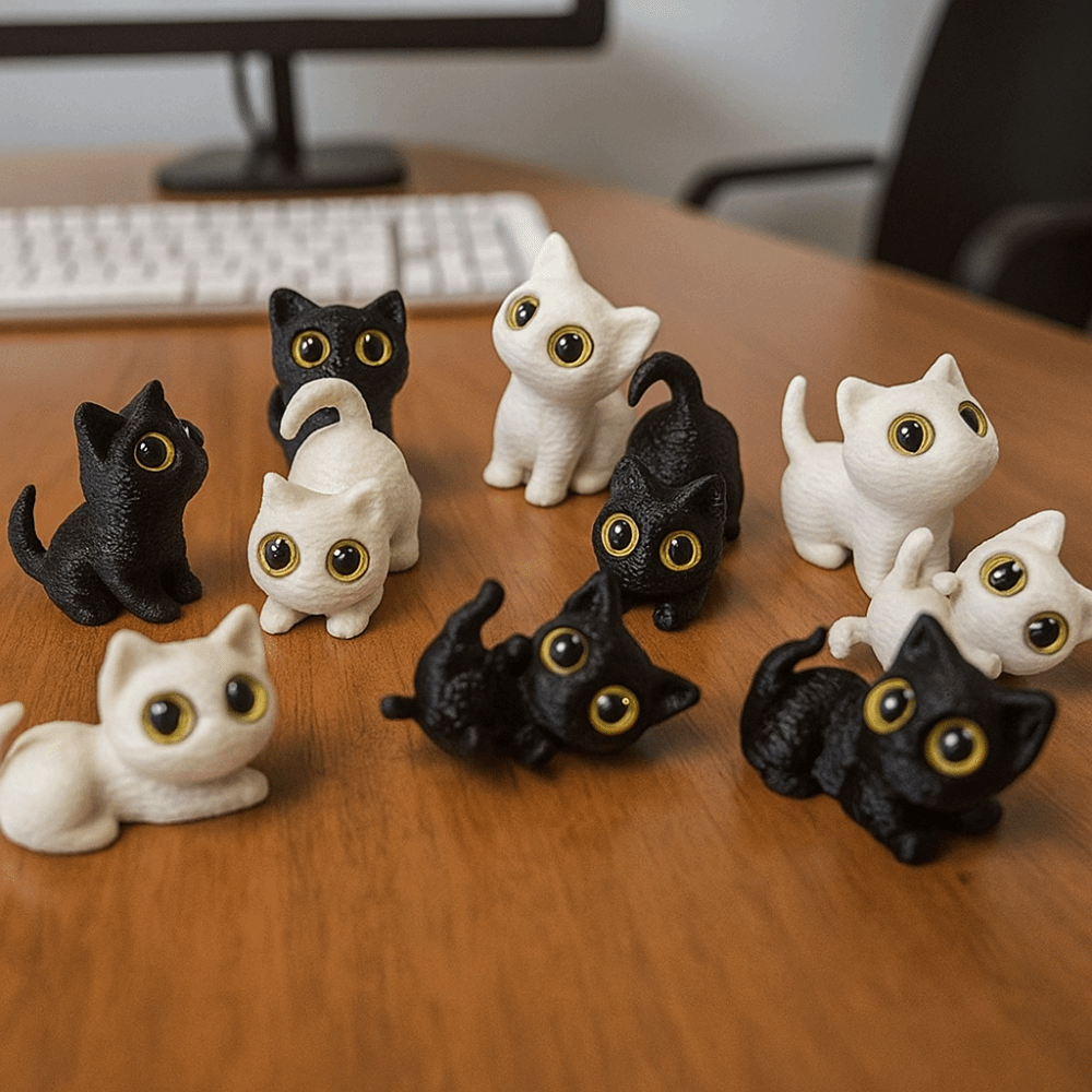 PLA Halloween Cat Anime Figure - 3D Printing Simulator ulasan dan harga