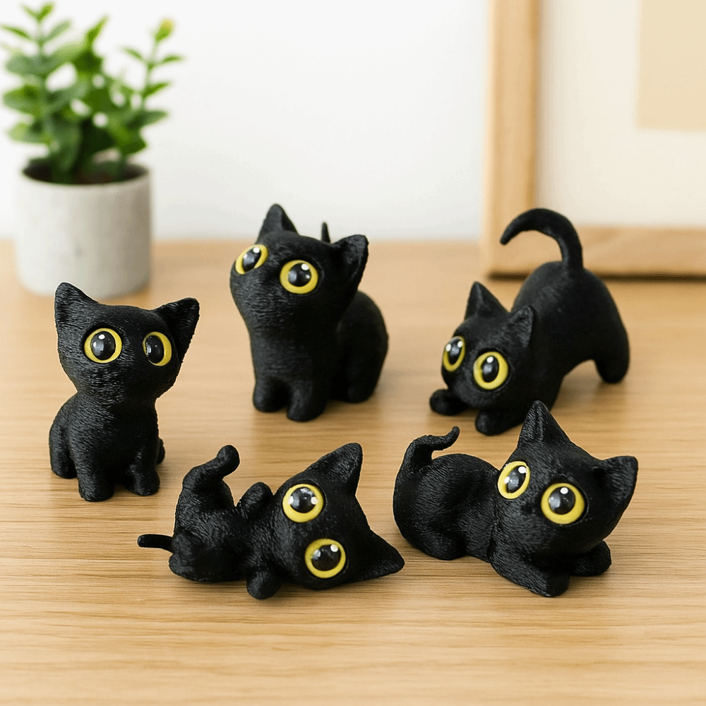 PLA Halloween Cat Anime Figure - 3D Printing Simulator ulasan dan harga