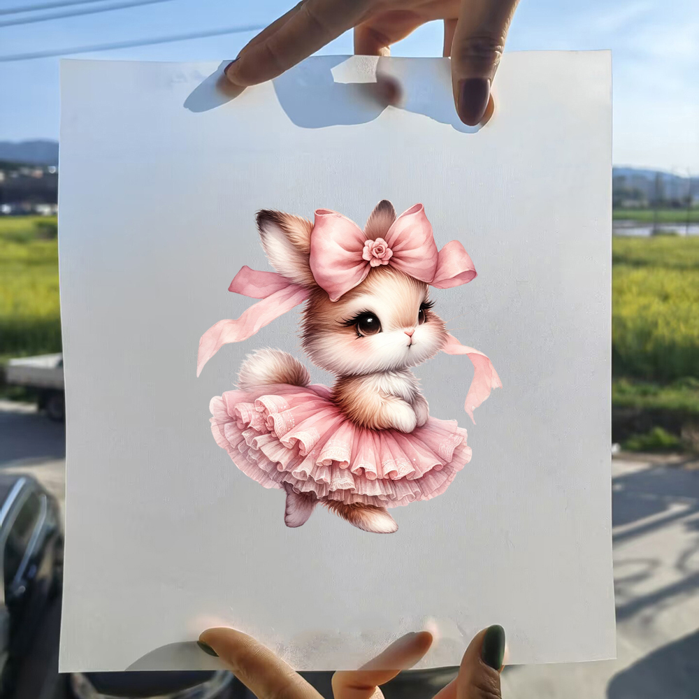 15cm Kids Flower Rabbit Animal - 3D Printing Rabbit ulasan dan harga